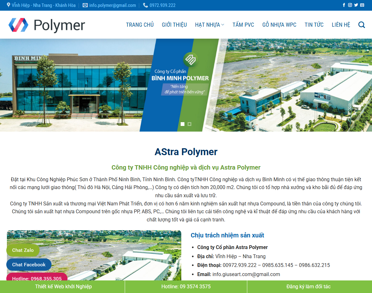 Giao diện Theme WordPress giới thiệu công ty 01