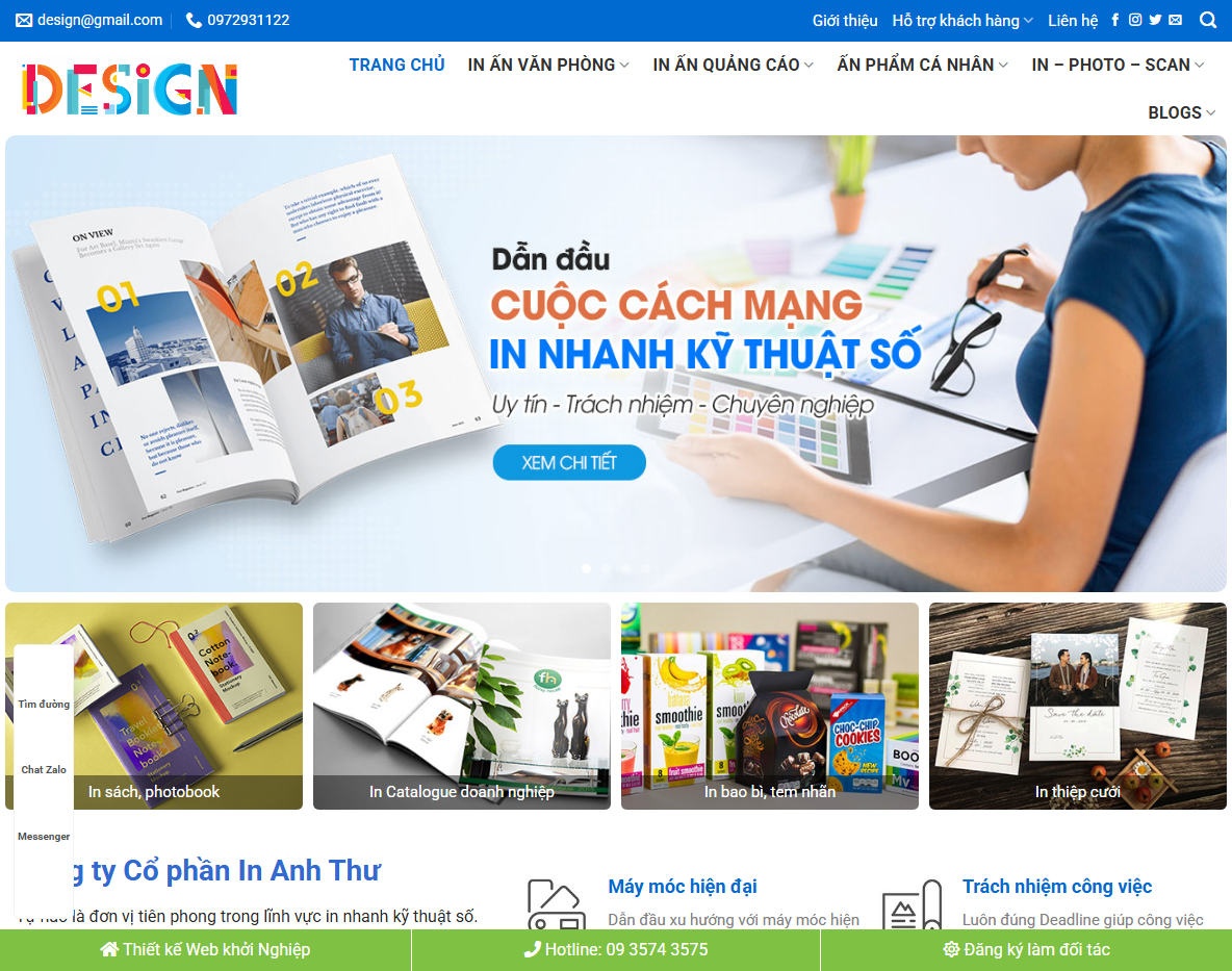 Giao diện Theme WordPress in ấn 02