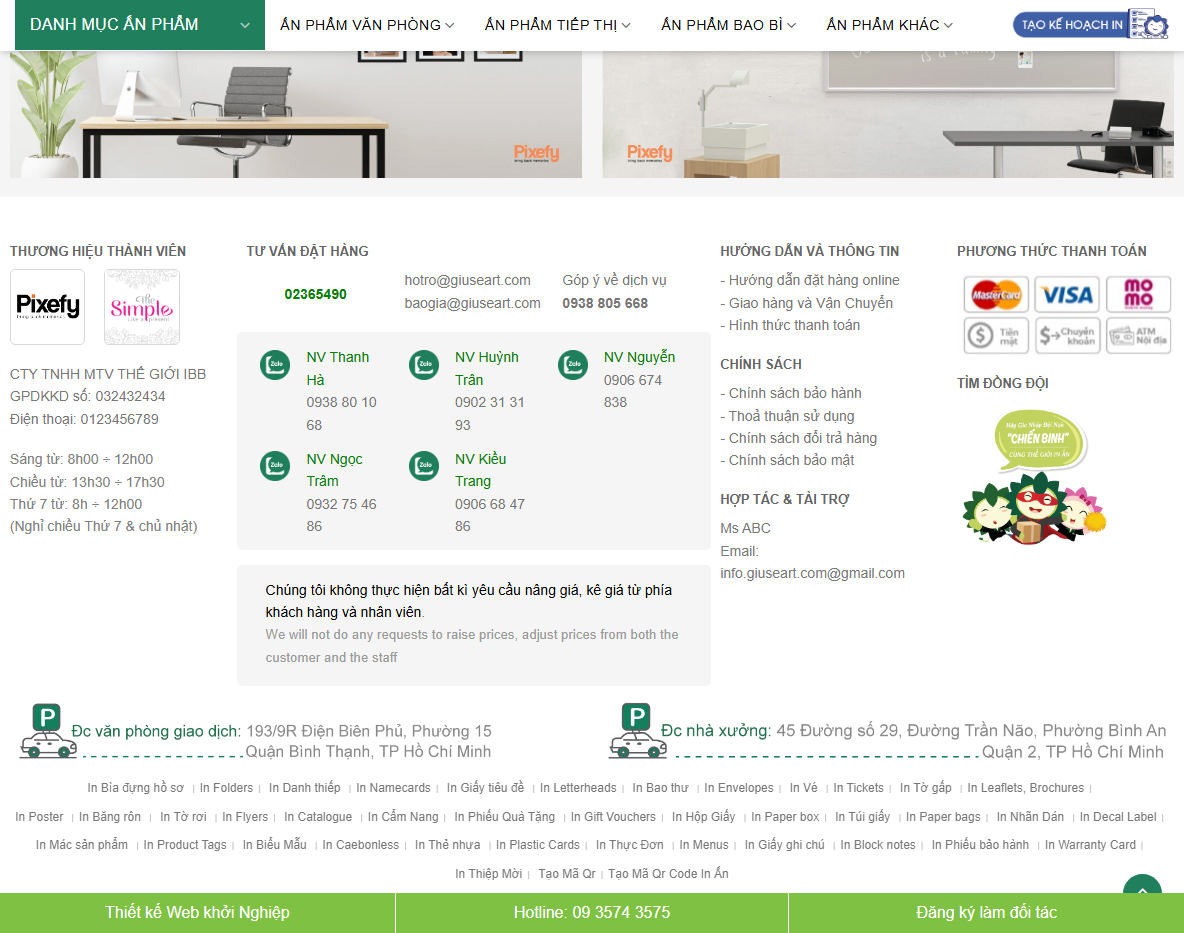 Tính năng Theme wordpress in ấn 03