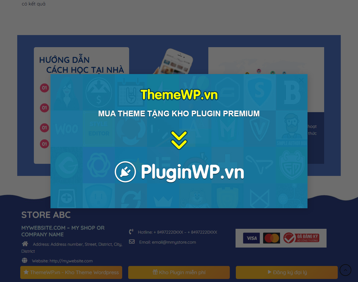 Tính năng Theme WordPress landing page khóa học dạy trẻ