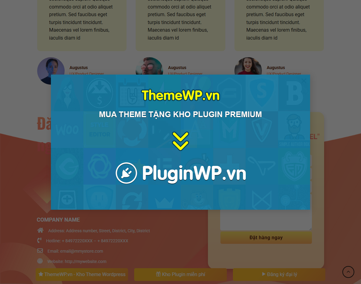 Tính năng theme WordPress khóa học kế toán