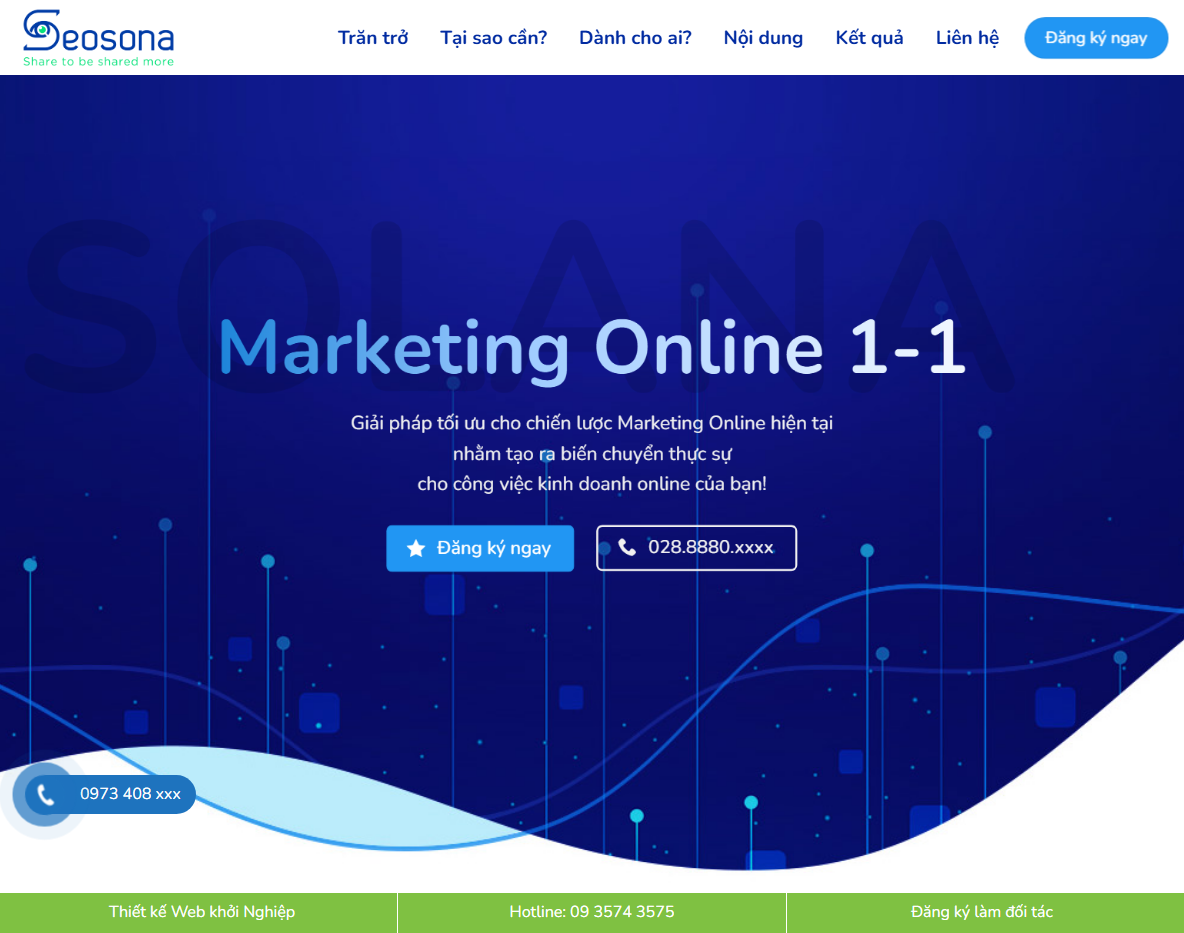 Theme WordPress landing page marketing demo