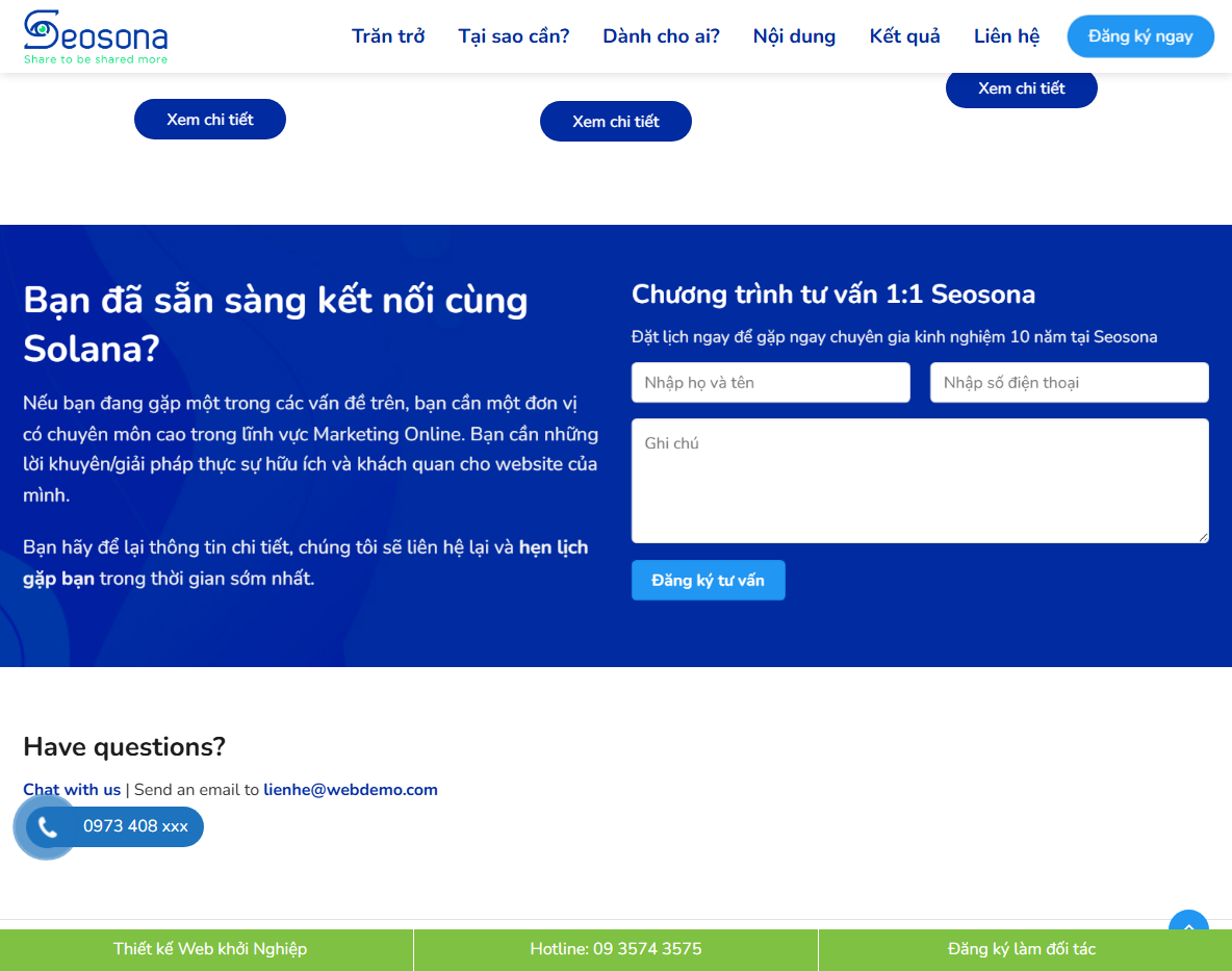 Hướng dẫn sử dụng theme landing page