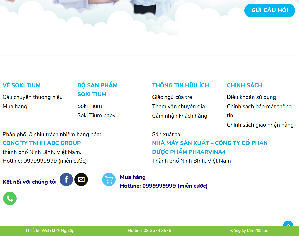 Theme WordPress landing page sữa tươi - Tính năng nổi bật