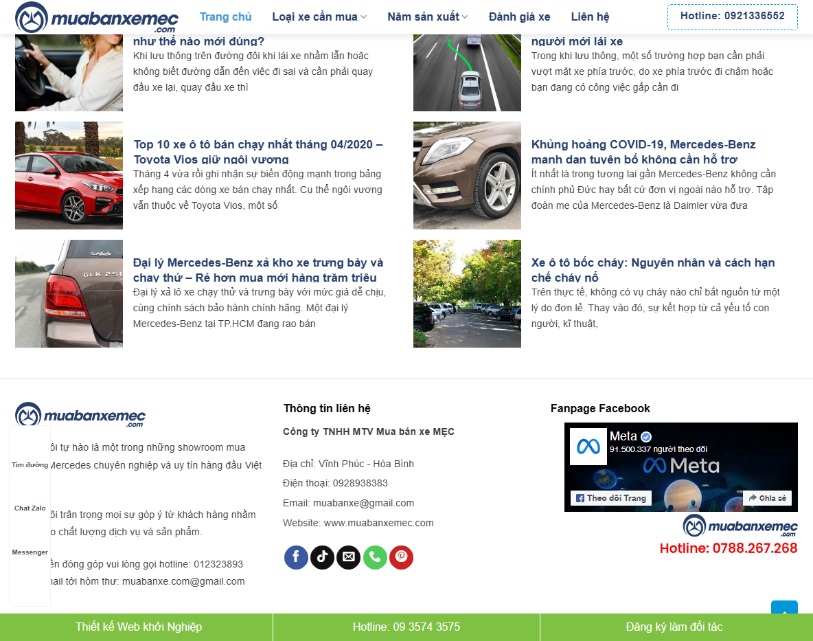 Tính năng theme wordpress mua bán xe