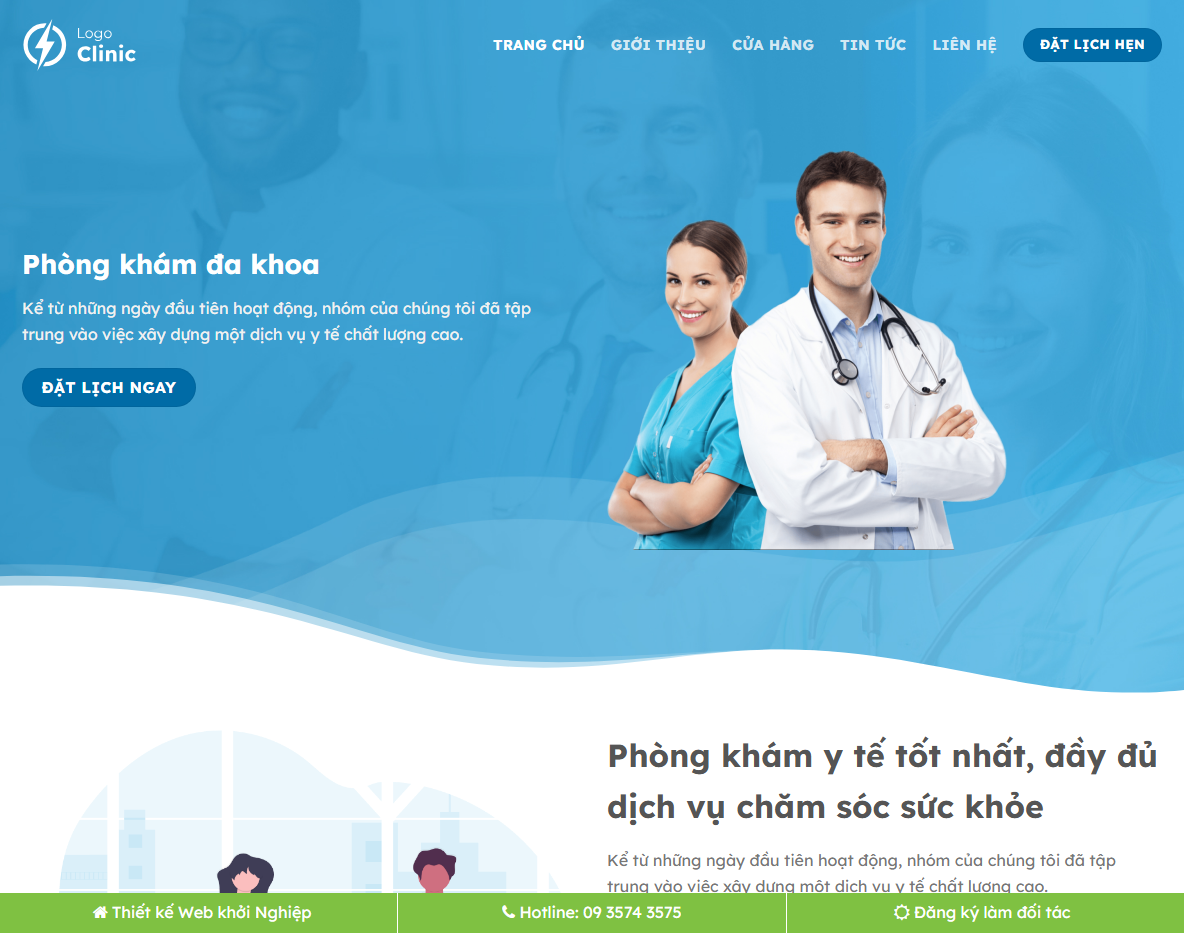 Giao diện Theme wordpress nha khoa 02