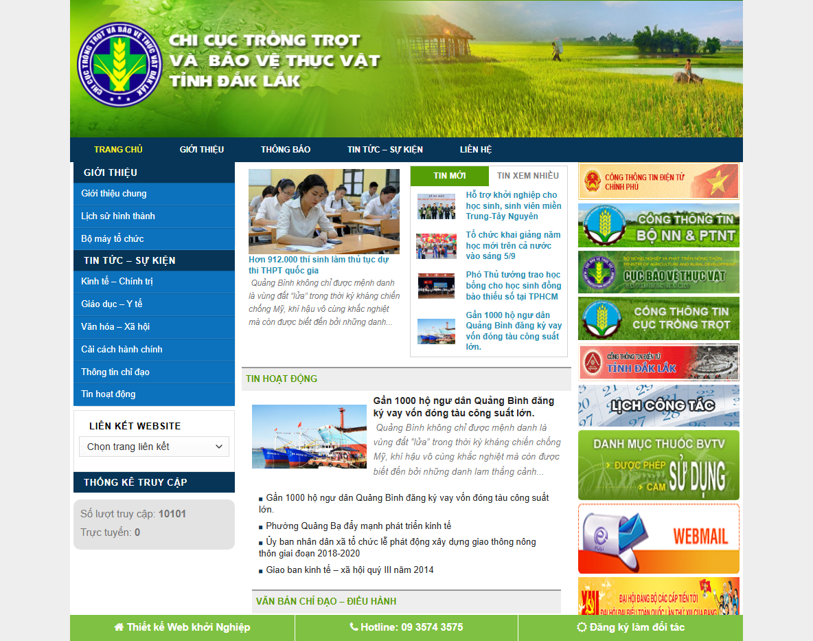 Giao diện Theme WordPress nhà nước 03