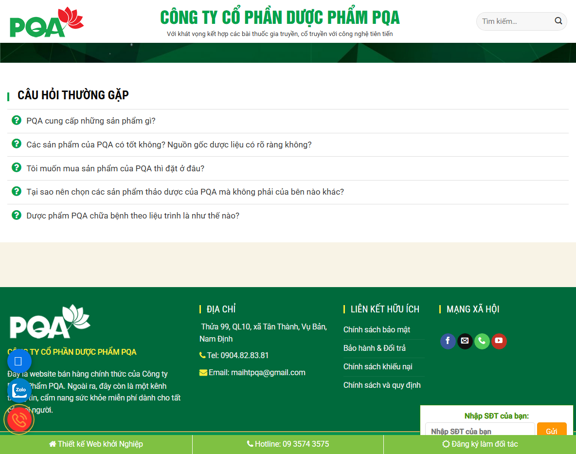 Giao diện quản trị Theme WordPress nhà thuốc 02