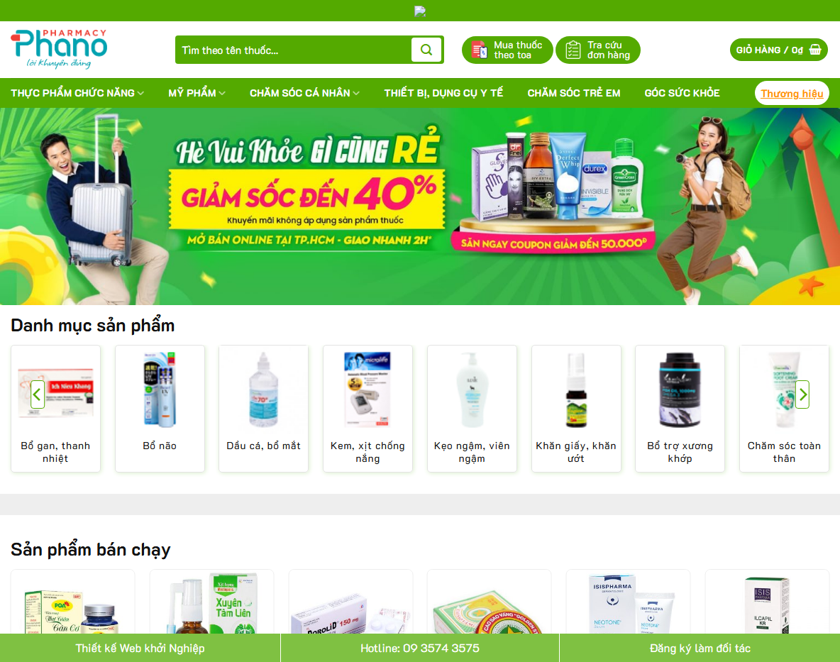 Giao diện Theme wordpress nhà thuốc 04 cao cấp