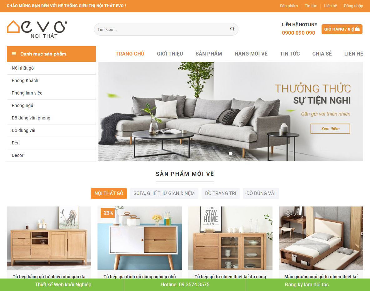 Giao diện Theme WordPress nội thất 015