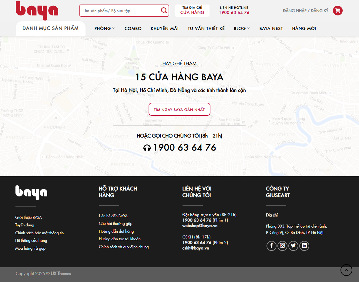 Giao diện trang sản phẩm Theme WordPress nội thất 22