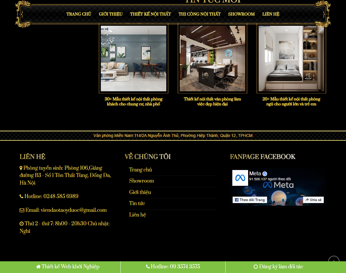 Trang chi tiết sản phẩm Theme WordPress nội thất 23