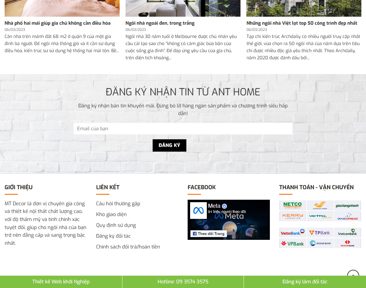 Giao diện quản trị Theme WordPress Nội Thất 28