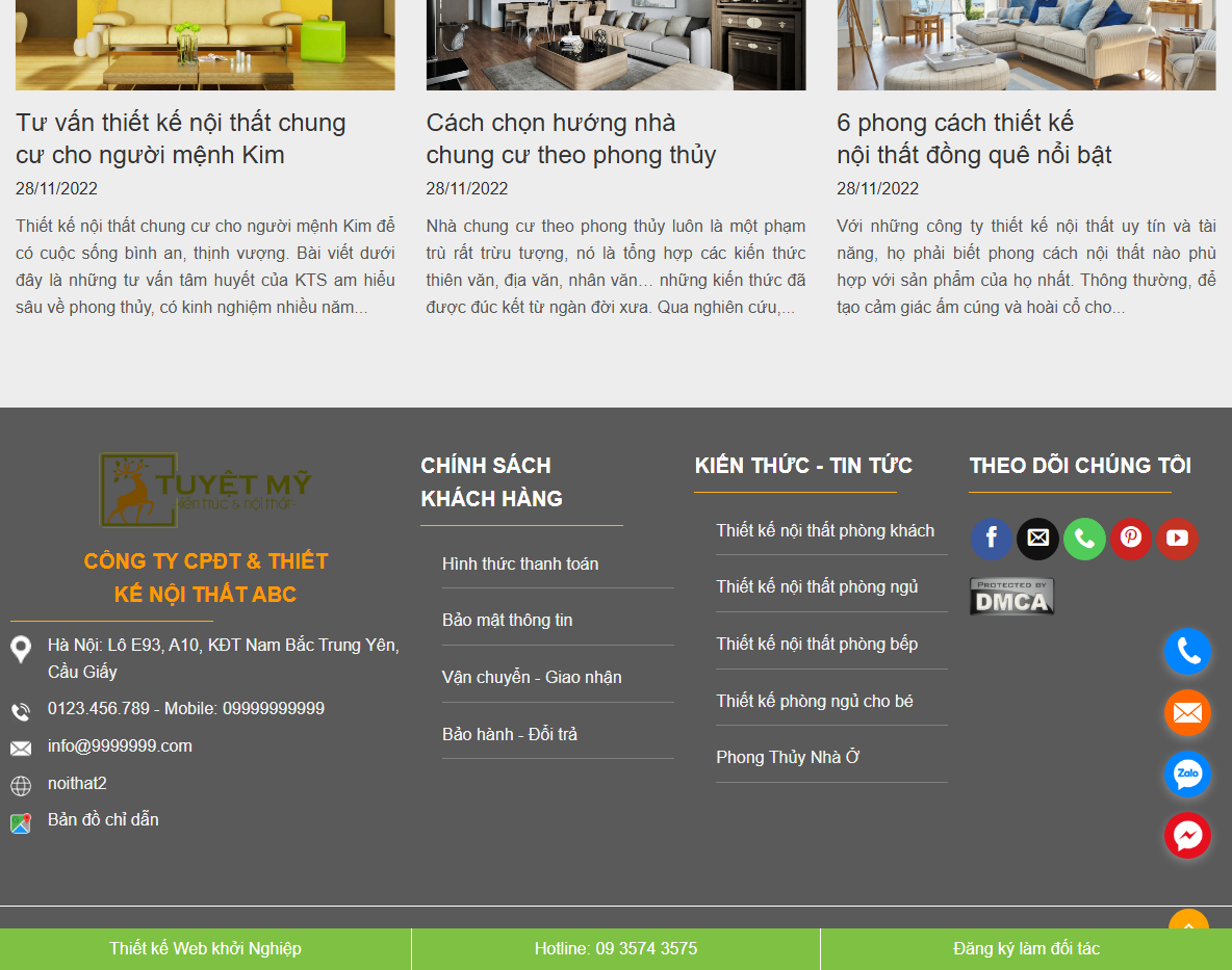 Tính năng marketing của Theme WordPress nội thất 32