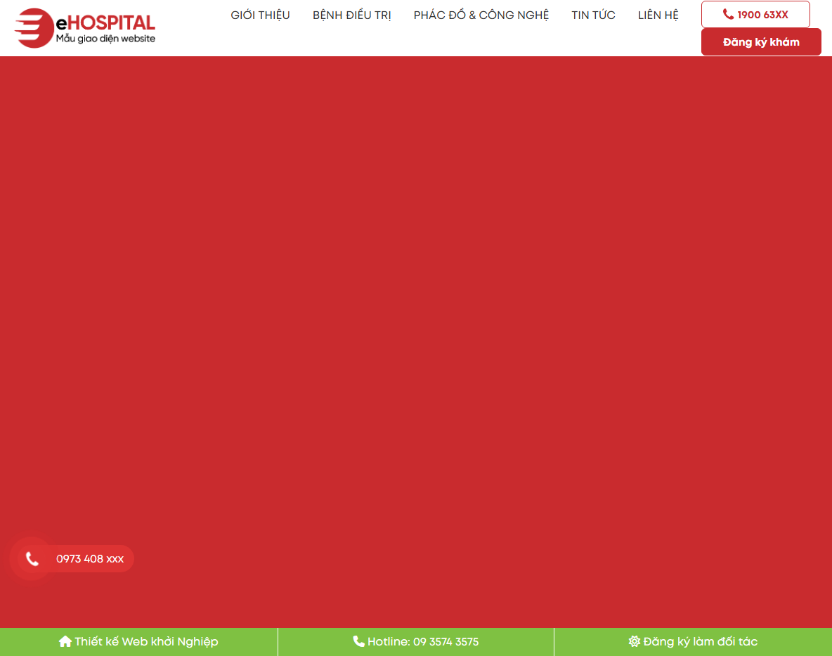 Giao diện Theme WordPress phòng khám 04