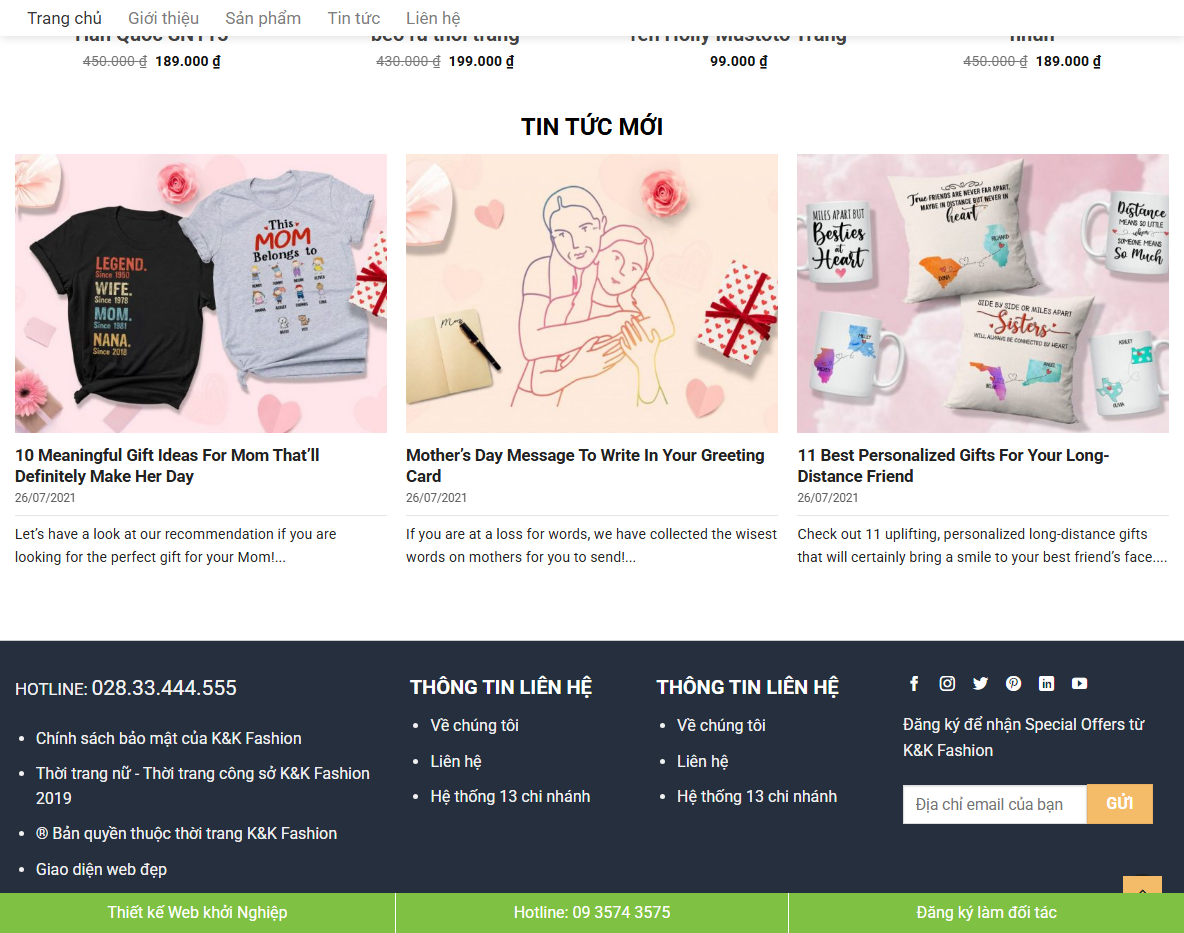 Giao diện quản trị Theme WordPress Thời Trang 07