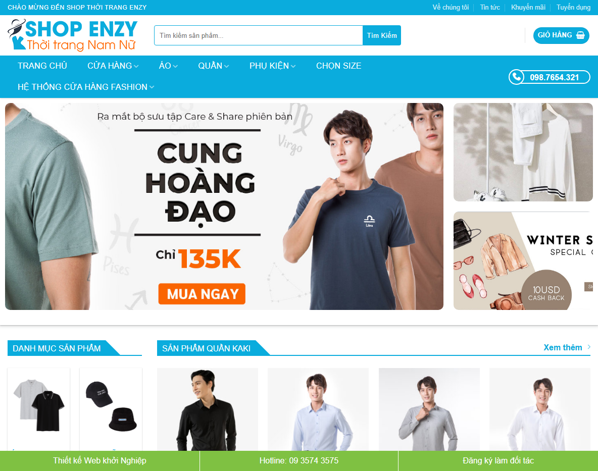 Giao diện Theme WordPress thời trang 09