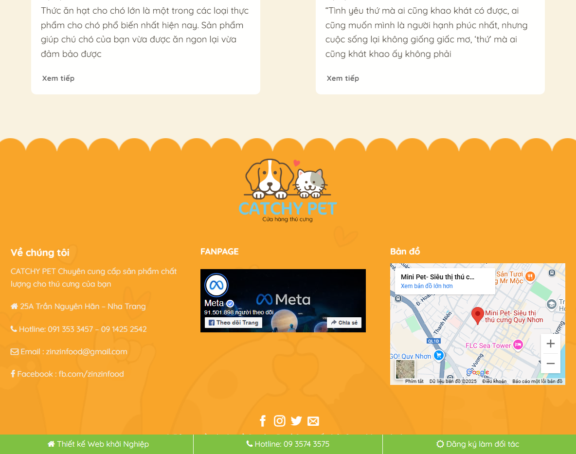 Tính năng Theme WordPress thú cưng 02