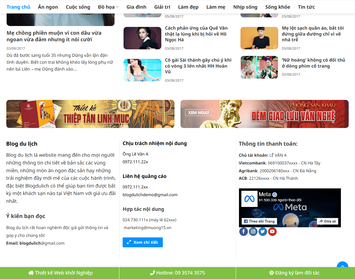 Tính năng Theme WordPress tin tức 17