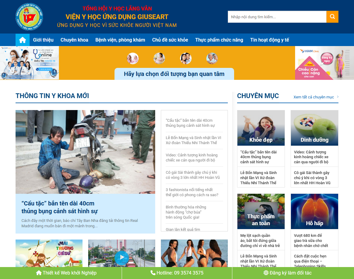 Giao diện Theme WordPress Tin Tức 24