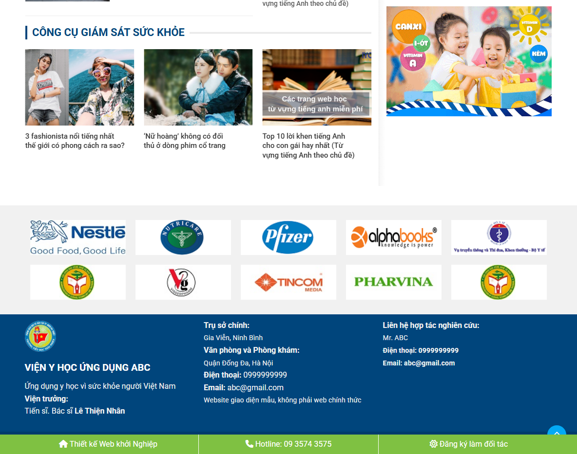 Tính năng Theme WordPress Tin Tức 24