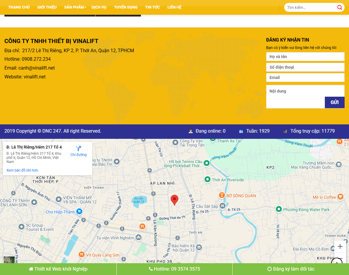 Tính năng Theme WordPress Xây Dựng 01