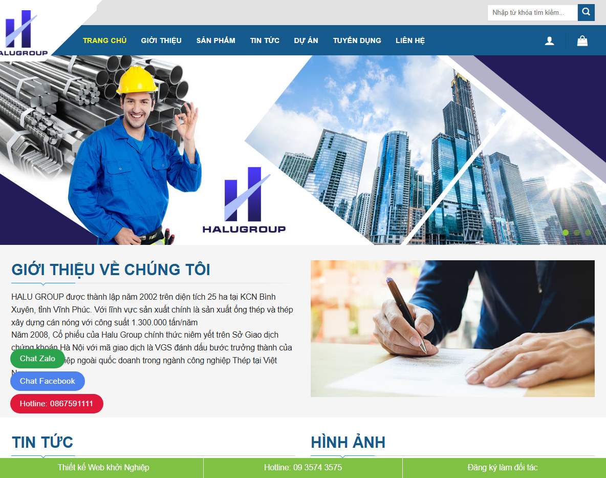 Giao diện Theme WordPress xây dựng 02