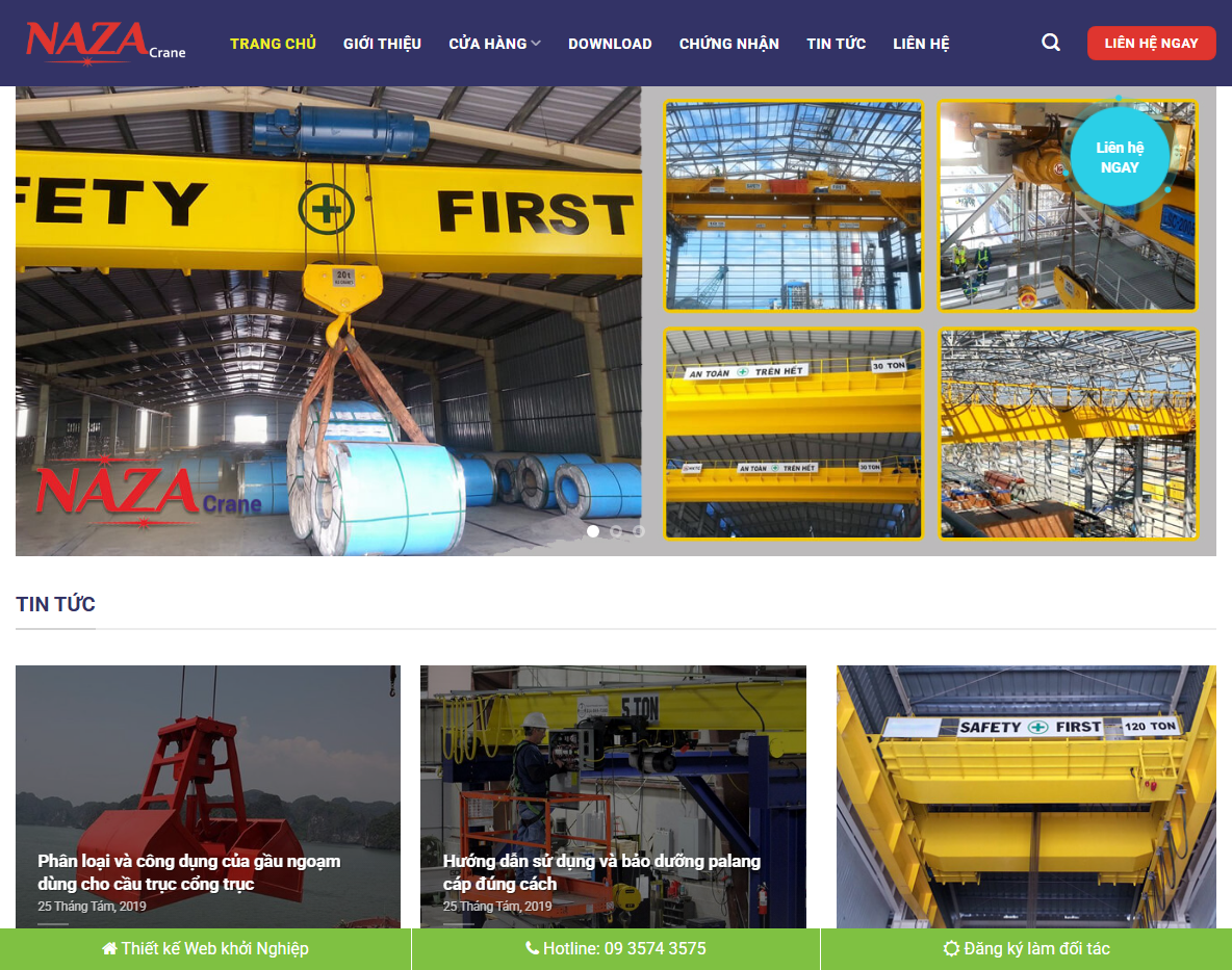 Giao diện Theme WordPress xây dựng 03