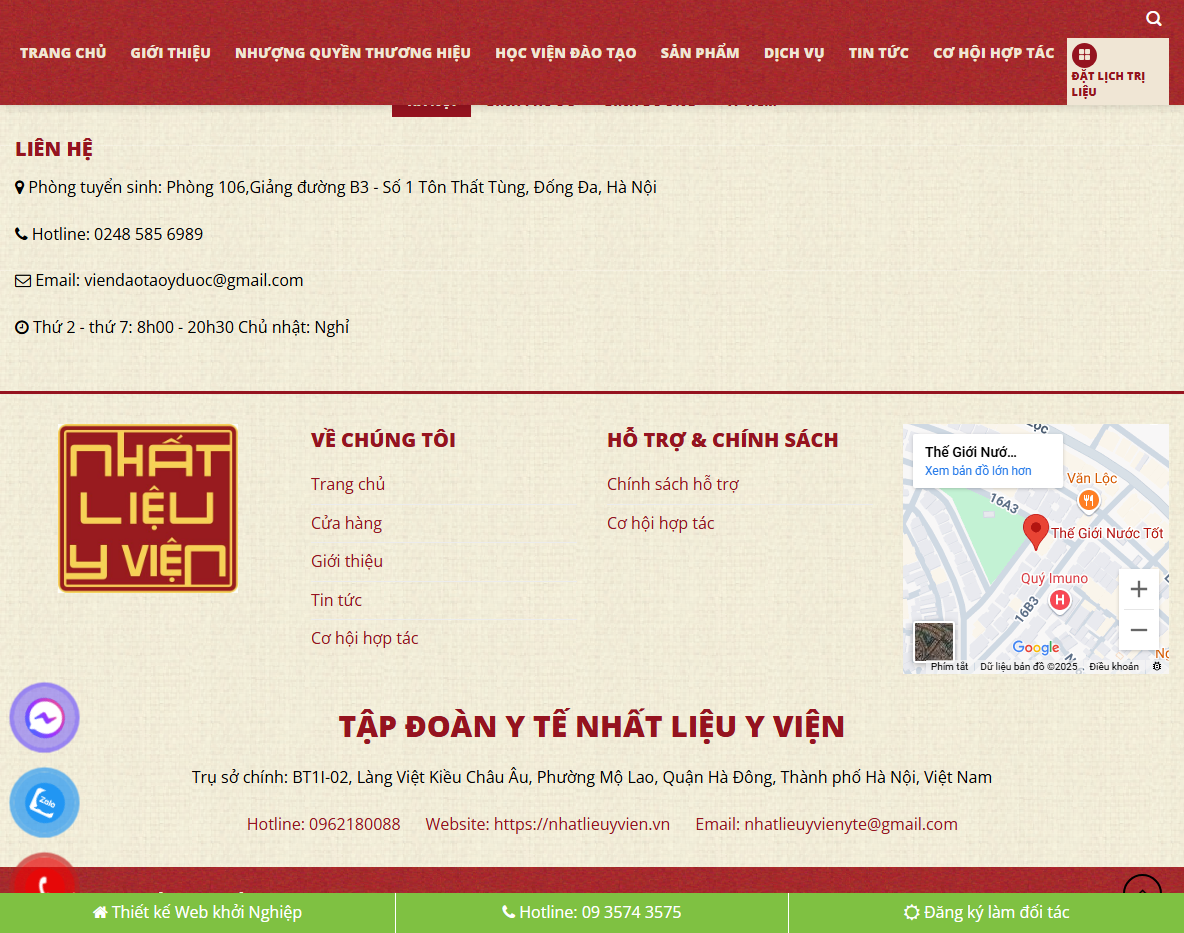 Tính năng theme wordpress phòng khám