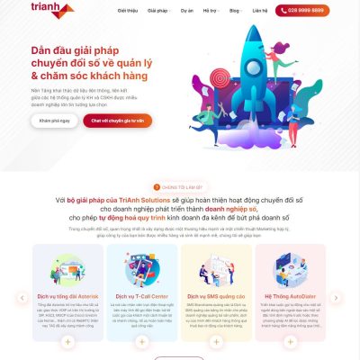 Theme wordpress dịch vụ chuyển đổi số , marketing, thiết kế web