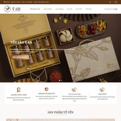 Theme wordpress bán yến sào 03